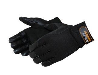 0815BK Cougar Leather Palm Patch Mechanic Glove, Pair