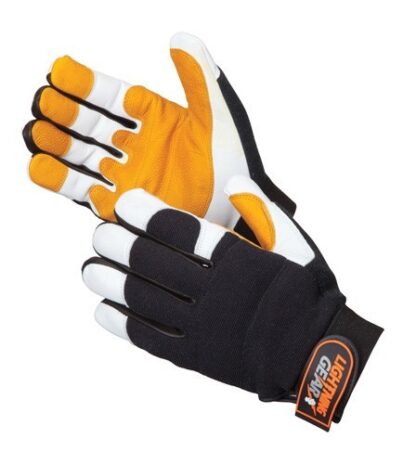 0817 Defender Mechanics Goatskin Gloves, Pair