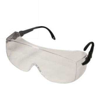 INOX 1751C Armour Clear Lens Black Temples
