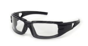 INOX 1772C/AF Trooper Clear Lens (anti-fog) with Black Frame