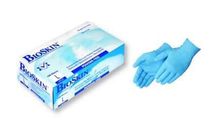 2010ML Medical Examination Grade Blue Nitrile Gloves