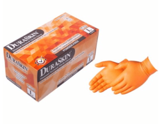 2028HO Disposable Industrial Grade Orange Nitrile Gloves