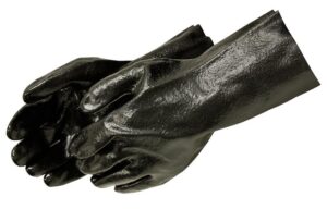 Liberty Gloves 2132 10 inch Gauntlet Semi Rough PVC Coated Gloves, Dozen