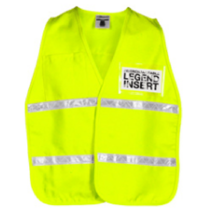 ML Kishigo 3713i Fluorescent Yellow Incident Command Vest