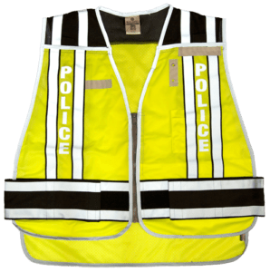 MLK 4001BZ Black/Police Class 2 Safety Vest