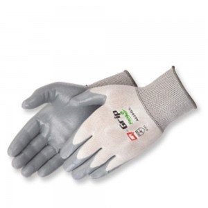 Liberty Gloves 4630Q Q-Grip Ultra-Thin Gray Nitrile Coated Palm Glove, Dozen