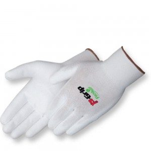 4640 P-Grip Ultra-Thin White Polyurethane Coated Palm Glove, Dozen