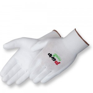 P4640 P-Grip Ultra-Thin White Polyurethane Coated Palm Glove, Dozen