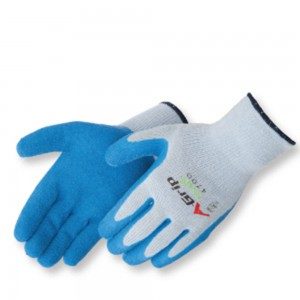 Liberty Gloves 4700 A-Grip Premium Blue Latex Coated Palm Glove, Dozen