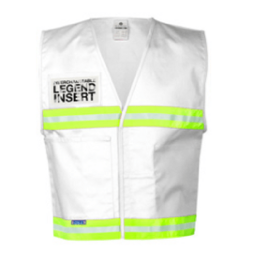 ML Kishigo 4711 White Incident Command Vest
