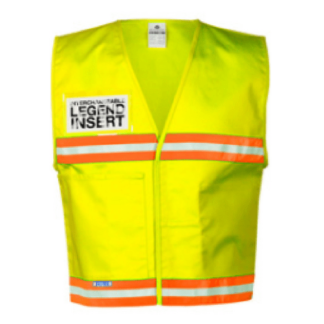 ML Kishigo 4713 Fluorescent Yellow Incident Command Vest