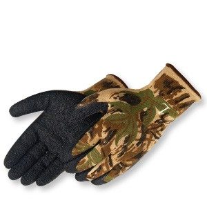 Liberty Gloves 4729CA  A-Grip Black Latex Coated Palm Glove, Dozen
