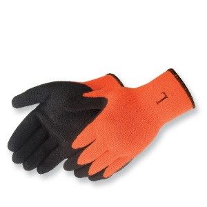 Liberty Gloves 4729HO A-Grip Black Latex Coated Palm Glove, Dozen