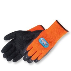 Liberty Gloves 4789HO A-Grip Artic Tuff Black Latex Coated Glove, with Heavy Thermal Lining, Dozen