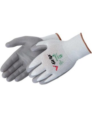 Liberty Gloves 4941 V-Grip Gray 13 Gauge Palm Coated Glove, Dozen