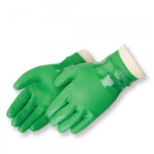 Liberty Gloves Atlas 600 Premium Green PVC Coated, Dozen