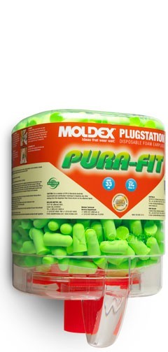 Moldex 6844 Pura-Fit Foam Earplugs - PlugStation w/ Pura-Fit 250ct