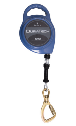FallTech 7226C 15' Galv Cable SRL DuraTech w/Steel Load-indicting Swivel Snap Hook