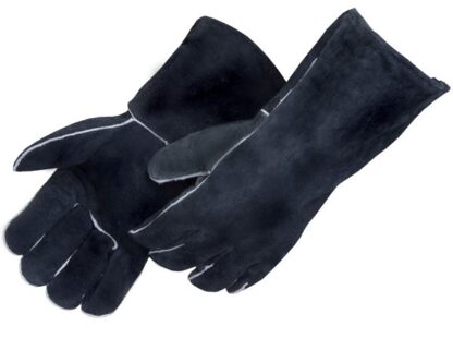 Liberty Gloves 7770 Black Regular Leather Welders, Dozen