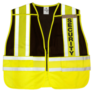 MLK 8055BZ Lime Black/Security Class 2 Safety Vest