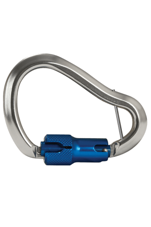 FallTech 8466A Medium Aluminum Twist Lock Carabiner 7/8" Gate Opening