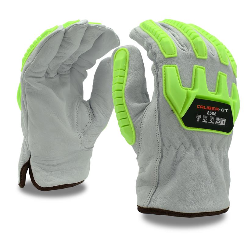 CALIBERGT 8506 Cut A5 Driver Goatskin Impact Glove Pr