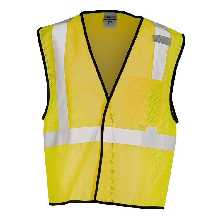 Kishigo B125 Enhanced Visibility Yellow Mesh Vest Equipment Direct