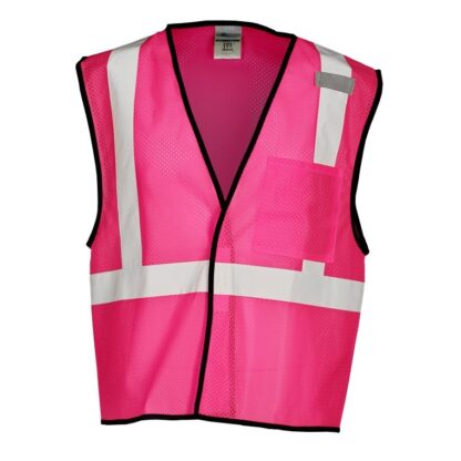 ML Kishigo B126 Enhanced Visibility Pink Mesh Vest