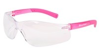 BK220 - BEARKAT® Small - Clear Lens, Pink temples, Pink non-slip temple sleeve
