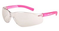 BK229 - BEARKAT® Small - I/O Clear Mirror Lens, Pink temples, pink temple sleeve