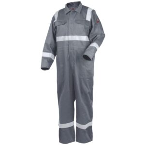 Revco CF2216-GY 9oz Deluxe FR Cotton Coverall, Gray with 2