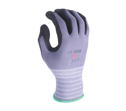 Task OT1002 15 Gauge Nylon Knit Shell Super-Foam Nitrile Coated Palm Glove, Dozen