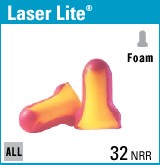 LASERLITE EAR PLUGS  WITH CORDS 100 PAIR
