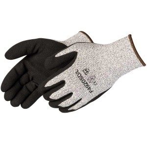 F4920SD HPPE Black Sandy Foam Nitrile Palm Coated Glove, Dozen