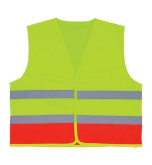 3A Safety K2000 Lime/Orange V-Neck Kids Vest