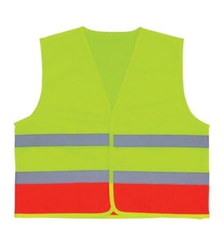 3A Safety K2000 Lime/Orange V-Neck Kids Vest