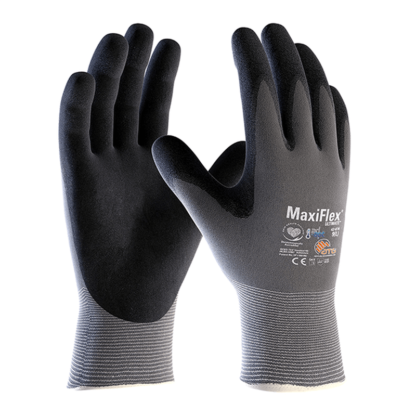 PIP ATG MaxiFlex 34-874 Grey/Black Large Nylon Full Fingered General Purpose Gloves, Dozen