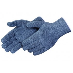 K4517G Standard Gray Cotton/Polyester String Knit Gloves, Dozen