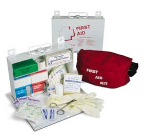 Prostat 25 Person Unit Metal First Aid Kit