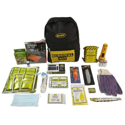 MayDay 13033 Deluxe Emergency Backpack Kits (1 Person Kit)