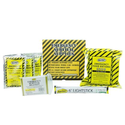 Mayday 13043 One Day Emergency Kit in a Box (6 Piece)
