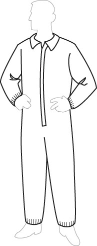 18125 PermaGard Coverall with Elastic Wrist & Ankles, 25ct