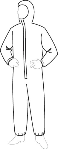 19127 ProGard Disposable Coverall with Hood