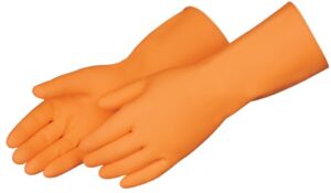 Liberty Gloves 2867SP 13 inch Orange Heavy Weight Latex, Dozen