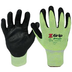 Liberty Gloves Z-Grip 4920HG Hi-Viz Green Shell with Nitrile Palm Coated, Pair