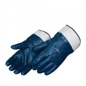 Liberty Gloves 9430 Fully Coated Rough Blue Nitrile Glove, Dozen