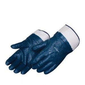 Liberty Gloves 9330 Palm Coated Rough Blue Nitrile Glove, Dozen