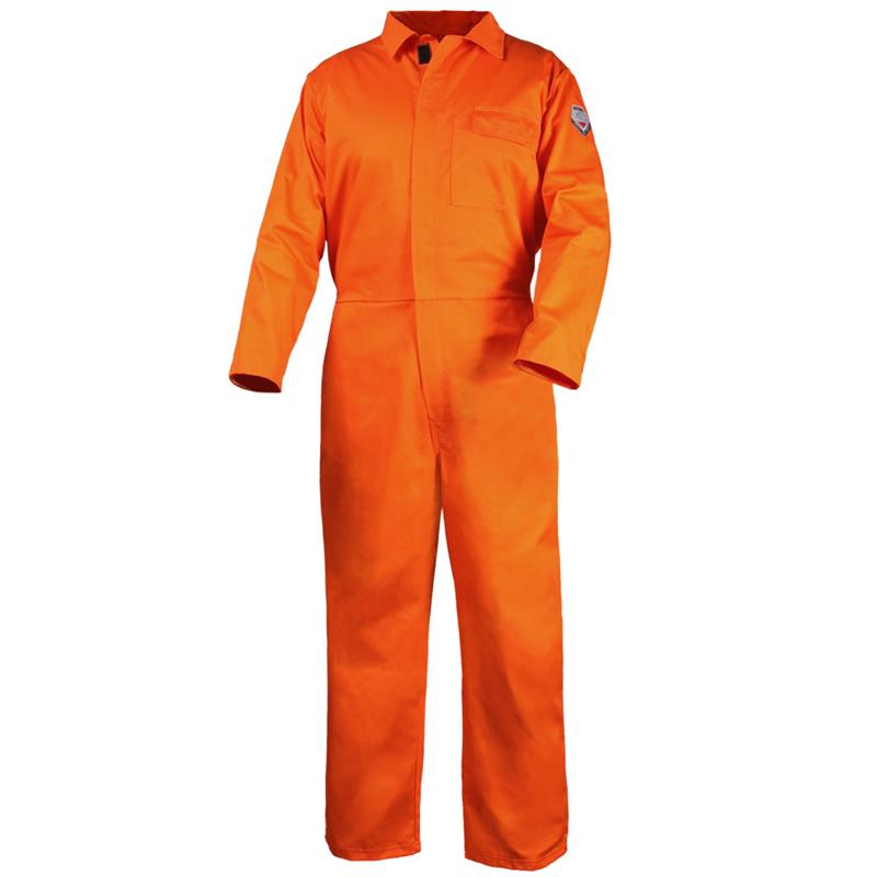 Black Stallion CF2117OR 7 oz. Orange FR Cotton Coverall NFPA 2112