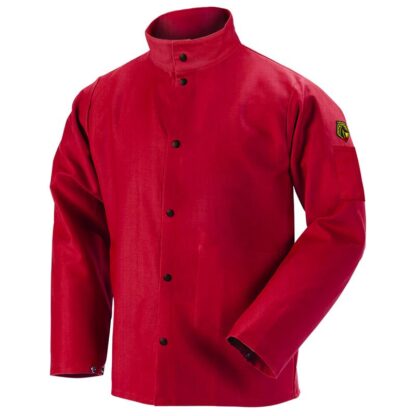 Black Stallion FR9-30C TruGuard  9oz Red FR Cotton Welding Jacket