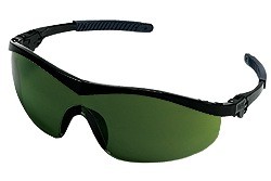ST1130 Welding Safety Glasses - BLACK FRAME GREEN  3.0 LENS